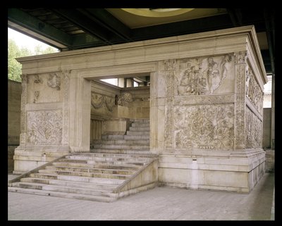 View of the Exterior Showing the Stairway, 13th-9th Century BC by Roman